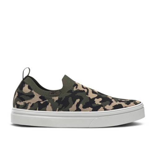 【 REEBOK WMNS ONLUX SLIP-ON \u0027CAMO\u0027 / ARMY GREEN BLACK STUCCO 】 リーボック スリッポン 正規陸軍 緑 緑であること 黒いこと 黒いこと スニーカー レディース