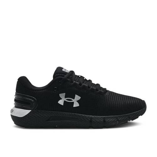 【 UNDER ARMOUR WMNS CHARGED ROGUE 2.5 RIP 'BLACK METALLIC SILVER' / BLACK METALLIC SILVER 】 黒色 ブラック 銀色 シルバー アンダーアーマー スニーカー レディース｜スニケス