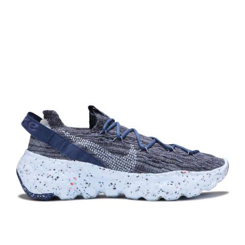【 NIKE SPACE HIPPIE 04 \u0027MYSTIC NAVY\u0027 / MYSTIC NAVY CHAMBRAY BLUE 】 紺色 米国海軍 青碧 青碧 スニーカー メンズ ナイキ