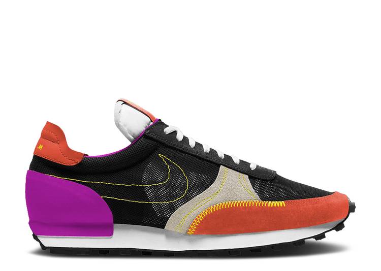 【 NIKE DAYBREAK TYPE 'PURPLE MANTRA ORANGE' / BLACK VIVID PURPLE MANTRA ORANGE 】 黒色 ブラック 紫 パープル 橙 オレンジ スニーカー メンズ ナイキ｜スニケス