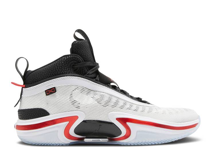 【 AIR JORDAN JORDAN 36 PF PSYCHIC ENERGY / WHITE BLACK UNIVERSITY RED 】 ナイキ 白色 ホワイト 黒色 ブラック 赤 レッド エアジョーダン スニーカー メンズ