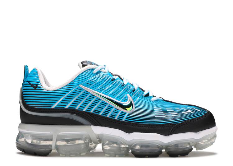 【 NIKE AIR VAPORMAX 360 \u0027LASER BLUE\u0027 / LASER BLUE WHITE LIGHT SOLAR 】 レーザ 青味 青み 白いこと 白いこと エアヴェイパーマックス スニーカー メンズ ナイキ