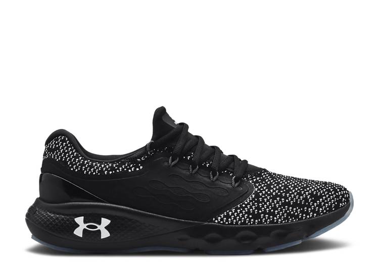 【 UNDER ARMOUR CHARGED VANTAGE KNIT 'BLACK WHITE' / BLACK WHITE 】 ニット 黒色 ブラック 白色 ホワイト アンダーアーマー スニーカー メンズ