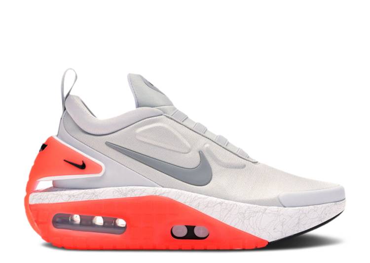 【 NIKE ADAPT AUTO MAX 'INFRARED' / PURE PLATINUM PARTICLE GREY 】 アダプト マックス ピュア プラチナム 灰色 グレー スニーカー メンズ ナイキ