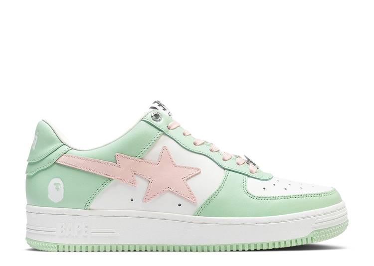 【 BAPE BAPESTA 'PASTEL PACK - GREEN' / GREEN 】 緑 グリーン スニーカー メンズ ベイプ|スニケス