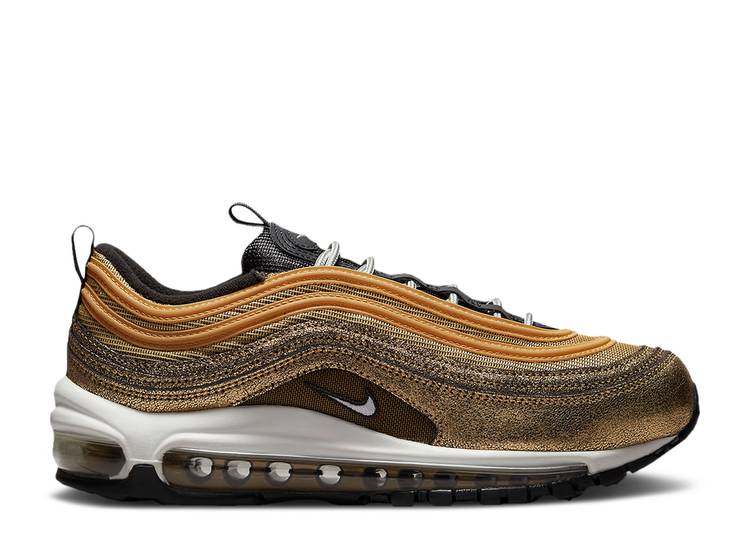 【 NIKE WMNS AIR MAX 97 GOLDEN GALS / METALLIC GOLD BLACK 】 マックス ゴールド 黒色 ブラック エアマックス スニーカー レディース ナイキ