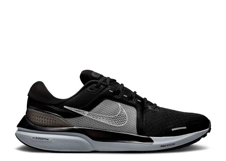 【 NIKE AIR ZOOM VOMERO 16 BLACK METALLIC SILVER / BLACK ANTHRACITE SMOKE GREY 】 ズーム 黒色 ブラック 灰色 グレー スニーカー メンズ ナイキ
