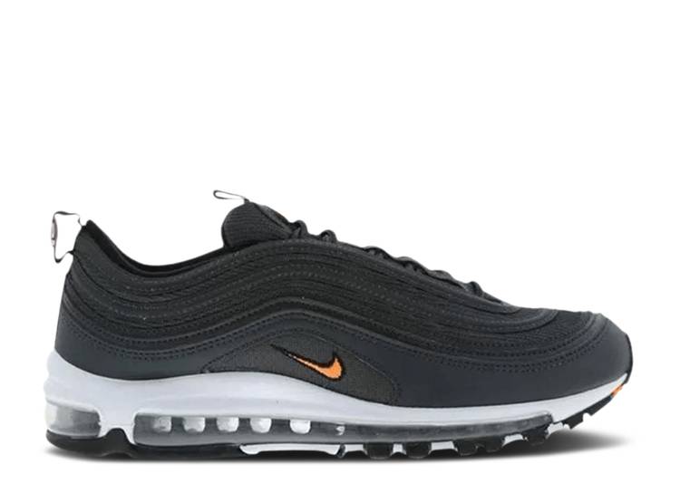 【 NIKE AIR MAX 97 / ANTHRACITE TOTAL ORANGE BLACK 】 マックス 橙 オレンジ色 黒いこと 黒いこと エア湖マックス スニーカー メンズ ナイキ メンズ靴-スニーカー