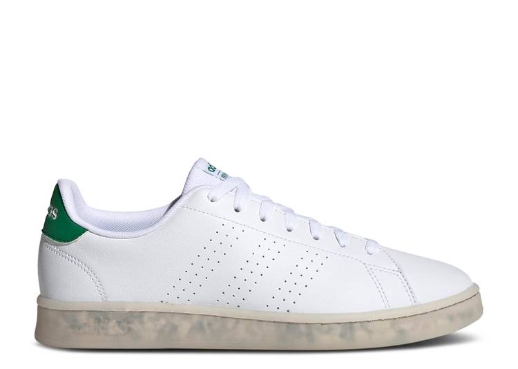 【 ADIDAS ADVANTAGE ECO 'WHITE GREEN' / CLOUD WHITE CLOUD WHITE GREEN 】 アディダス 白色 ホワイト 緑 グリーン スニーカー メンズ