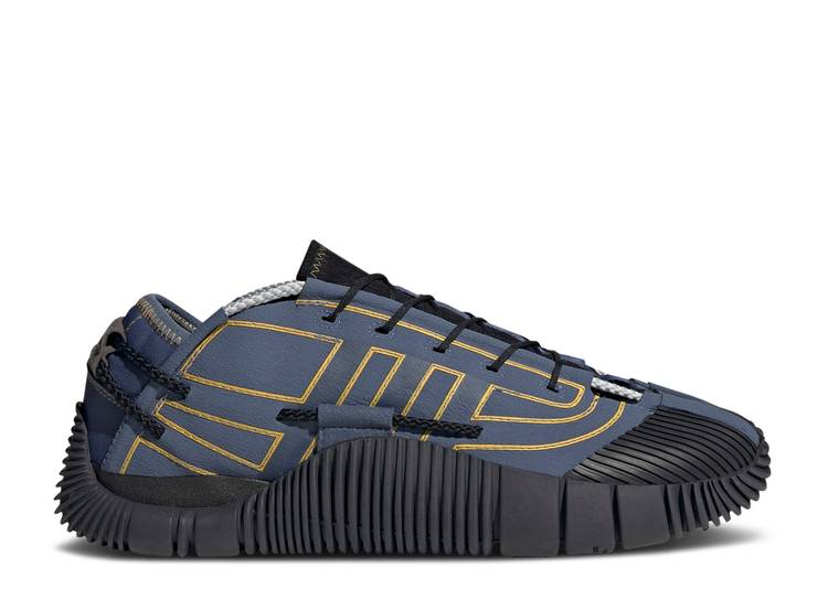 【 ADIDAS CRAIG GREEN X SCUBA PHORMAR \u0027TECH INK\u0027 / TECH INK CUSTOMIZED ACTIVE GOLD 】 アディダス 緑 緑であること テック ゴールド スニーカー メンズ