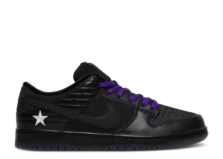 【 NIKE FAMILIA X DUNK LOW PRO QS SB \u0027FIRST AVENUE\u0027 SPECIAL BOX / BLACK VOLTAGE PURPLE WHITE 】 ダンク 労働者階級 エスビー 特別 ボックス席 黒いこと 黒いこと 紫 パープル 白いこと 白いこと ダンクロー スニーカー メンズ