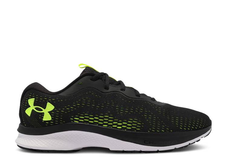 【 UNDER ARMOUR CHARGED BANDIT 7 'BLACK GREEN' / BLACK WHITE 】 バンディット 黒色 ブラック 白色 ホワイト アンダーアーマー スニーカー メンズ