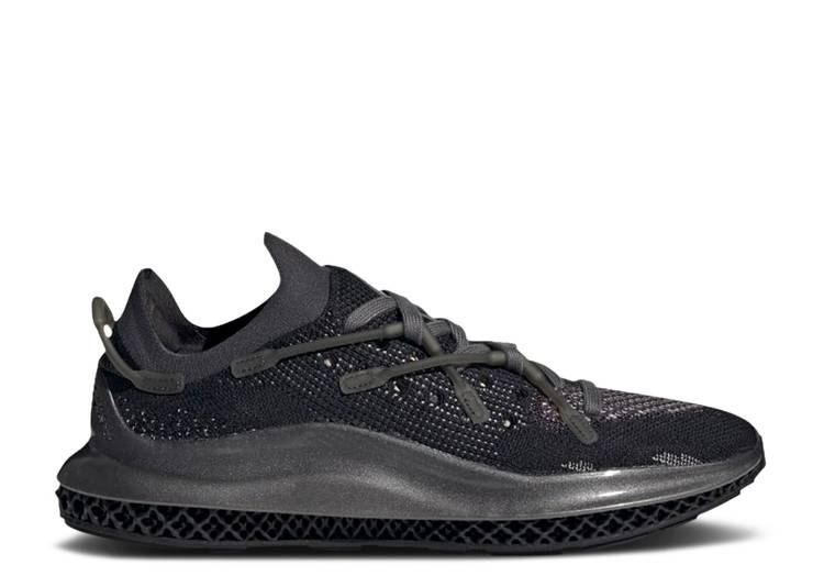 【 ADIDAS 4D FUSIO \u0027BLACK SILVER METALLIC\u0027 / CORE BLACK SILVER METALLIC 】 アディダス しろがね色 しろがね色 中核グループ 黒いこと 黒いこと スニーカー メンズ メンズ靴-靴