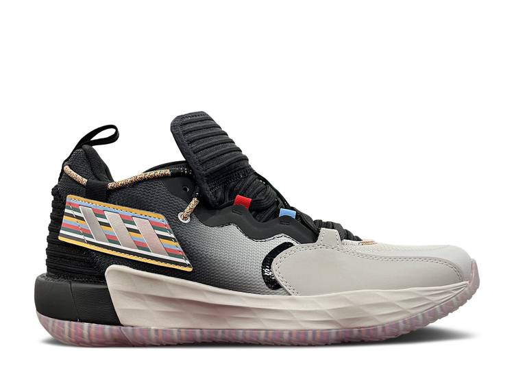 【 ADIDAS DAME 7 EXTPLY 'BLACK GREY' / CORE BLACK GREY TWO SILVER 】 アディダス コア 黒色 ブラック 灰色 グレー 銀色 シルバー スニーカー メンズ｜スニケス