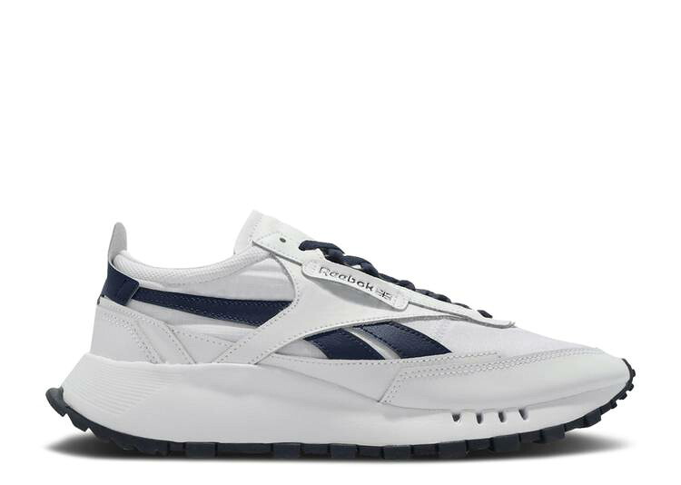 【 REEBOK CLASSIC LEATHER LEGACY 'WHITE VECTOR NAVY' / FOOTWEAR WHITE VECTOR NAVY WHITE 】 リーボック クラシック レザー レガシー 白色 ホワイト 紺色 ネイビー スニーカー メンズ｜スニケス