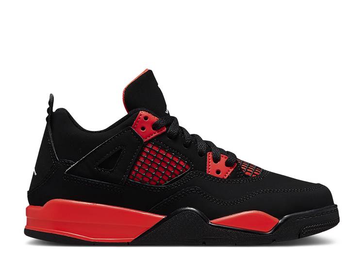 【 AIR JORDAN JORDAN 4 RETRO PS 'RED THUNDER' / 1 15 22 】 ナイキ エアジョーダン ジュニア キッズ ベビー マタニティ スニーカー|スニケス