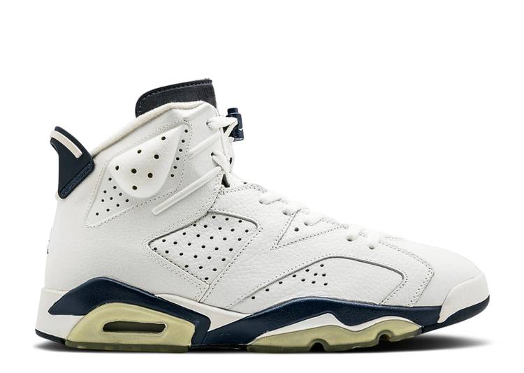 【 AIR JORDAN JORDAN 6 RETRO 'MIDNIGHT NAVY' 2022 / WHITE MIDNIGHT NAVY 】 ナイキ 白色 ホワイト 紺色 ネイビー エアジョーダン スニーカー メンズ 42,575円