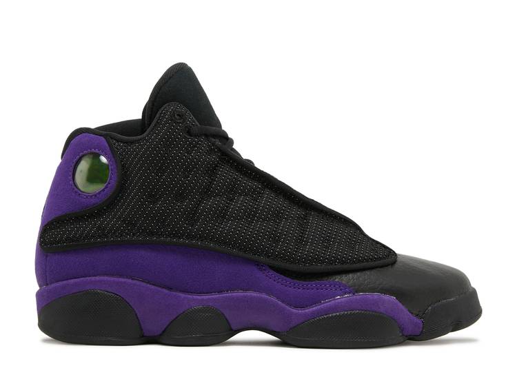 【 AIR JORDAN JORDAN 13 RETRO GS 'COURT PURPLE' / BLACK WHITE COURT PURPLE 】 ナイキ サーティーン 黒色 ブラック 白色 ホワイト コート 紫 パープル エアジョーダン ジュニア キッズ ベビー マタニティ スニ｜スニケス