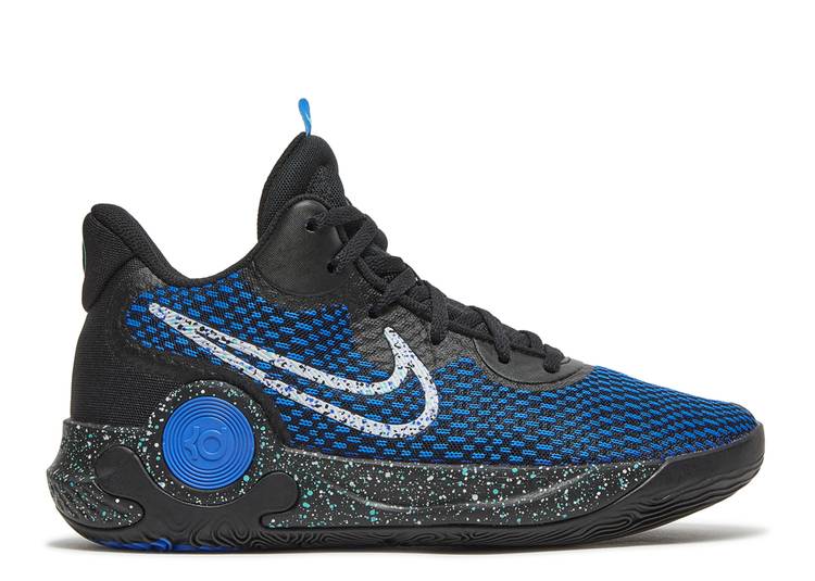 【 NIKE KD TREY 5 IX EP \u0027BLACK RACER BLUE\u0027 / BLACK RACER BLUE DYNAMIC 】 黒いこと 黒いこと 青味 青み 活動的 スニーカー メンズ ナイキ