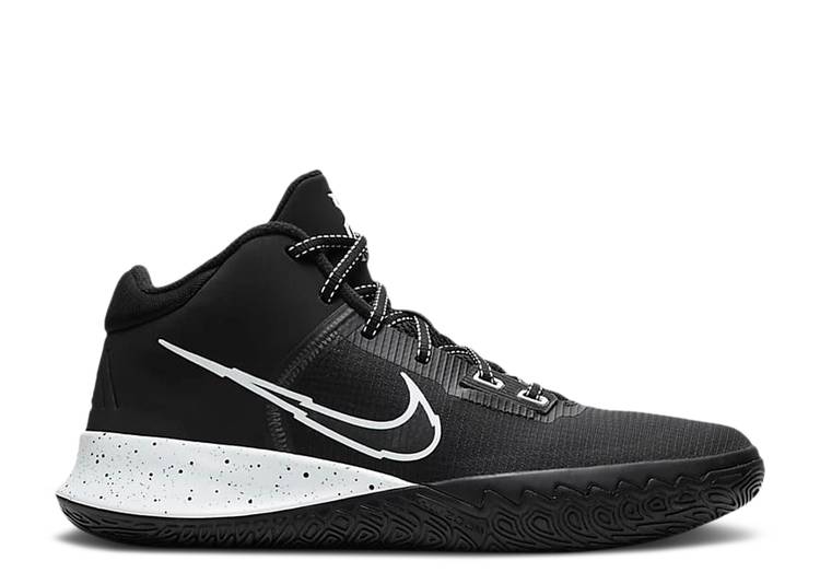 【 NIKE KYRIE FLYTRAP 4 'BLACK WHITE' / BLACK METALLIC SILVER WHITE 】 カイリー フライトラップ 黒色 ブラック 銀色 シルバー 白色 ホワイト スニーカー メンズ ナイキ