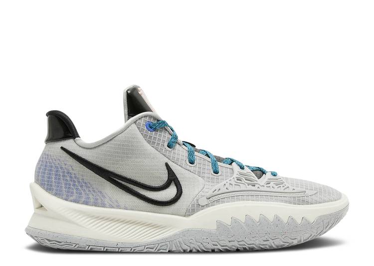 【 NIKE KYRIE LOW 4 EP \u0027GREY FOG SAPPHIRE\u0027 / GREY FOG SAPPHIRE TOTAL ORANGE 】 カイリー 薄墨色 薄墨色 橙 オレンジ色 スニーカー メンズ ナイキ 靴-メンズ靴-スニーカー