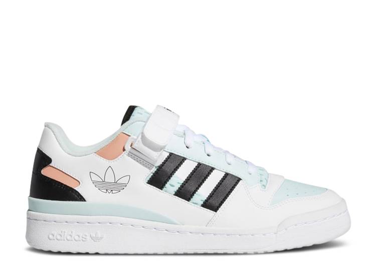 【 ADIDAS FORUM LOW 'WHITE HALO MINT' / CLOUD WHITE HALO MINT CORE BLACK 】 アディダス フォーラム 白色 ホワイト コア 黒色 ブラック スニーカー メンズ|スニケス