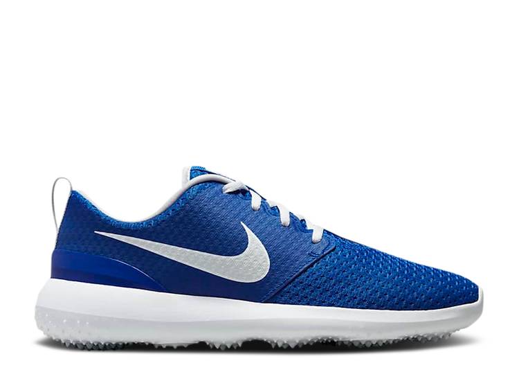 【 NIKE ROSHE GOLF \u0027RACER BLUE\u0027 / RACER BLUE WHITE PURE PLATINUM 】 ゴルフ 青碧 青色 白いこと 白いこと 純一無雑 プラチナム スニーカー メンズ ナイキ 靴-メンズ靴