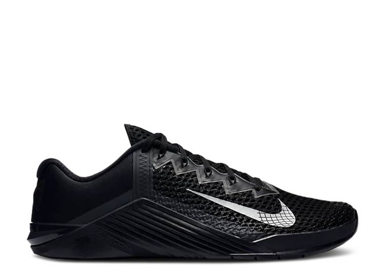 【 NIKE METCON 6 'BLACK ANTHRACITE' / BLACK ANTHRACITE METALLIC SILVER 】 黒色 ブラック 銀色 シルバー スニーカー メンズ ナイキ｜スニケス