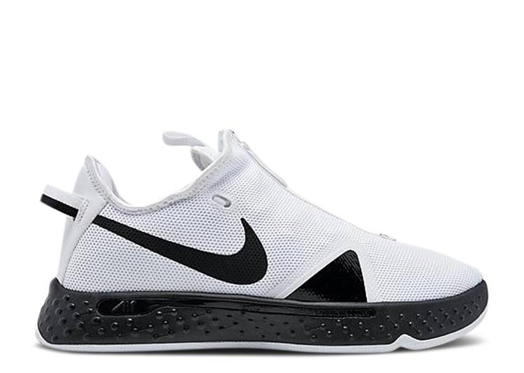 【 NIKE PG 4 TB 'WHITE BLACK' / WHITE BLACK BLACK 】 白色 ホワイト 黒色 ブラック スニーカー メンズ ナイキ｜スニケス