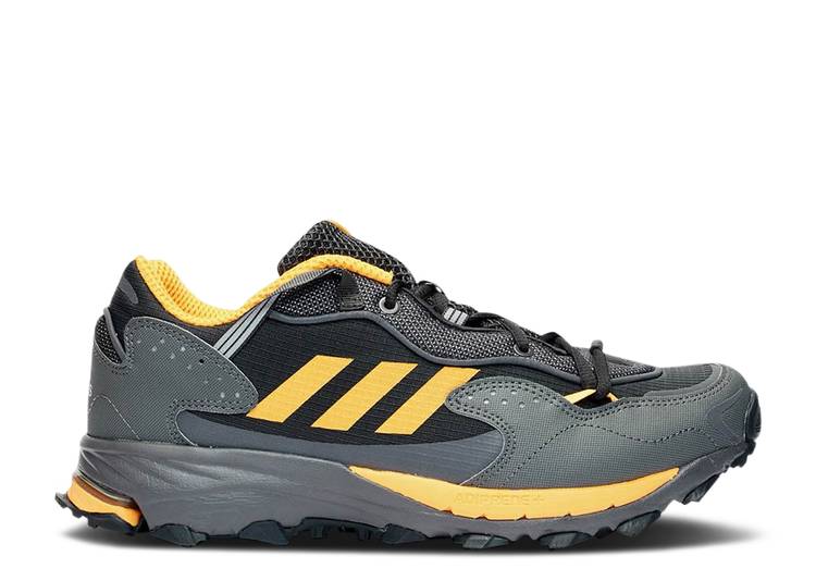 【 ADIDAS RESPONSE HOVERTURF 'BLACK SHOCK YELLOW' / CORE BLACK SHOCK YELLOW 】 アディダス レスポンス ショック コア 黒色 ブラック 黄色 イエロー スニーカー メンズ