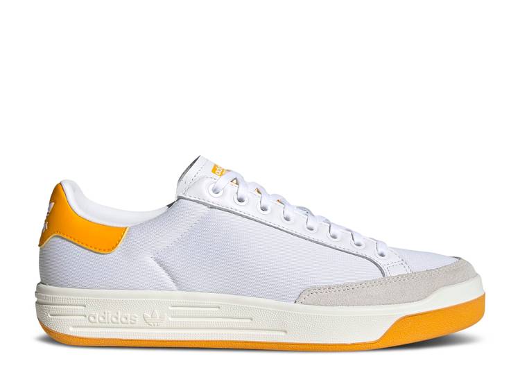 【 ADIDAS ROD LAVER \u0027WHITE TEAM COLLEGE GOLD\u0027 / CLOUD WHITE TEAM COLLEG GOLD OFF 】 アディダス 野球クラブ 分科大学 白いこと 白いこと ゴールド ロッドレイバー スニーカー メンズ