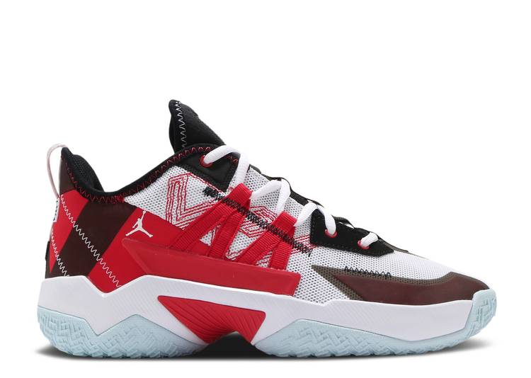 【 AIR JORDAN JORDAN WESTBROOK ONE TAKE 2 PF \u0027WHITE UNIVERSITY RED\u0027 / WHITE UNIVERSITY RED BLACK 】 ナイキ ウェストブルック 白いこと 白いこと 赤 赤いこと 黒いこと 黒いこと エアジョーダン スニーカー メンズ