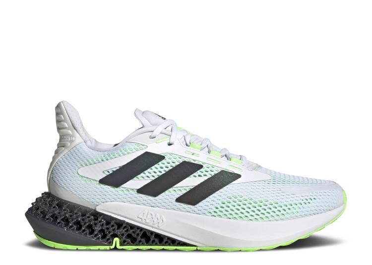 【 ADIDAS 4DFWD PULSE 'WHITE SIGNAL GREEN' / CLOUD WHITE CORE BLACK SIGNAL 】 アディダス 白色 ホワイト コア 黒色 ブラック スニーカー メンズ