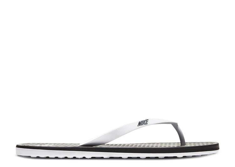 【 NIKE ON DECK FLIP FLOP \u0027WHITE\u0027 / BLACK WHITE BLACK 】 黒いこと 黒いこと 白いこと 白いこと スニーカー メンズ ナイキ