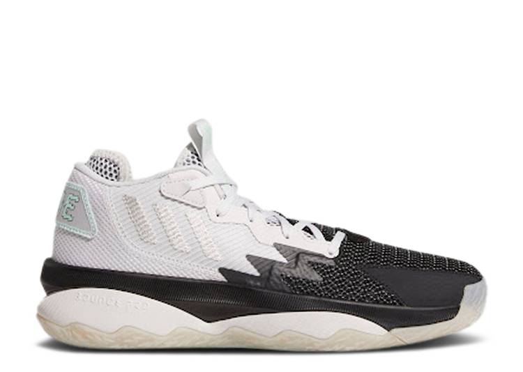 【 ADIDAS DAME 8 DASH GREY / DASH GREY GREY ONE CLEAR MINT 】 アディダス 灰色 グレー スニーカー メンズ