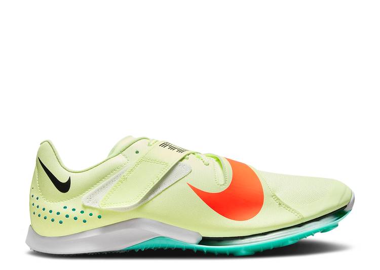 【 NIKE AIR ZOOM LONG JUMP ELITE 'BARELY VOLT HYPER ORANGE' / BARELY VOLT DYNAMIC TURQUOISE 】 ズーム エリート ダイナミック スニーカー メンズ ナイキ