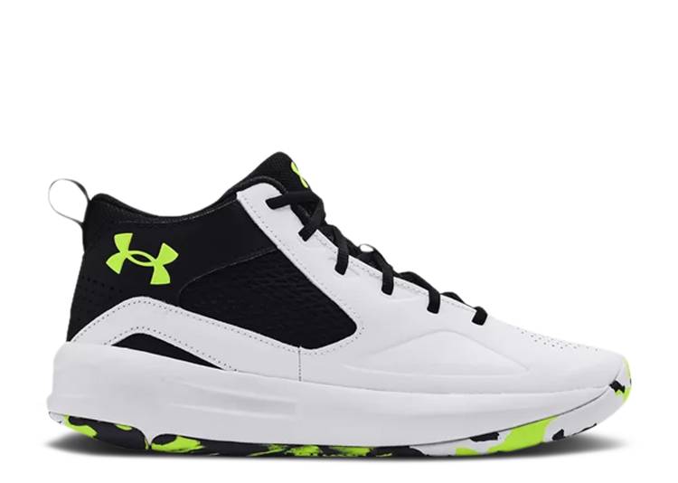 【 UNDER ARMOUR LOCKDOWN 5 \'WHITE BLACK\' / WHITE BLACK 】 白色 ホワイト 黒色 ブラック アンダーアーマー スニーカー メンズ|スニケス