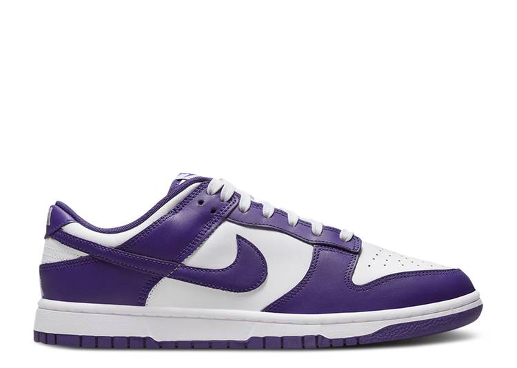 【 NIKE DUNK LOW \u0027CHAMPIONSHIP PURPLE\u0027 / WHITE COURT PURPLE 】 ダンク 白いこと 白いこと 厚地の外套 紫 パープル ダンクロー スニーカー メンズ ナイキ