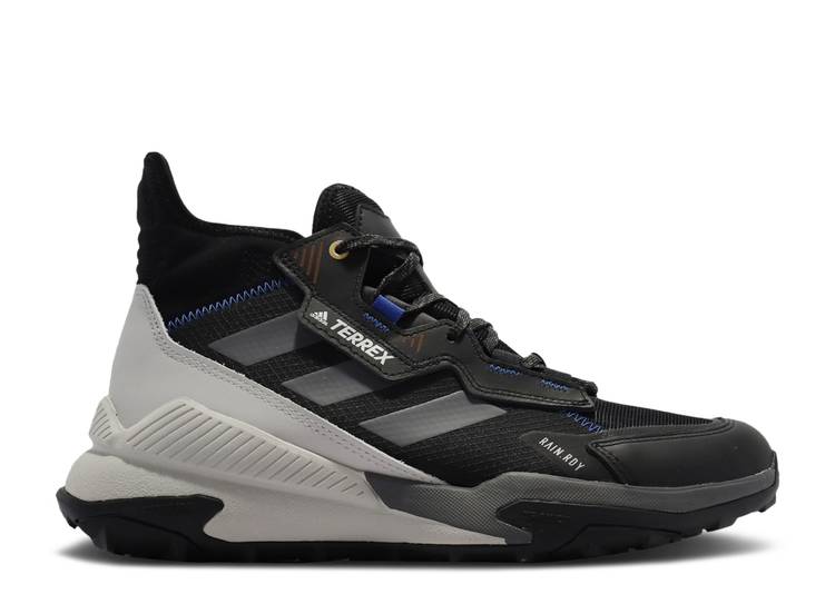 【 ADIDAS TERREX HYPERBLUE MID RAIN.RDY BLACK GREY / CORE BLACK GREY TWO GREY FIVE 】 アディダス ミッド コア 黒色 ブラック 灰色 グレー スニーカー メンズ