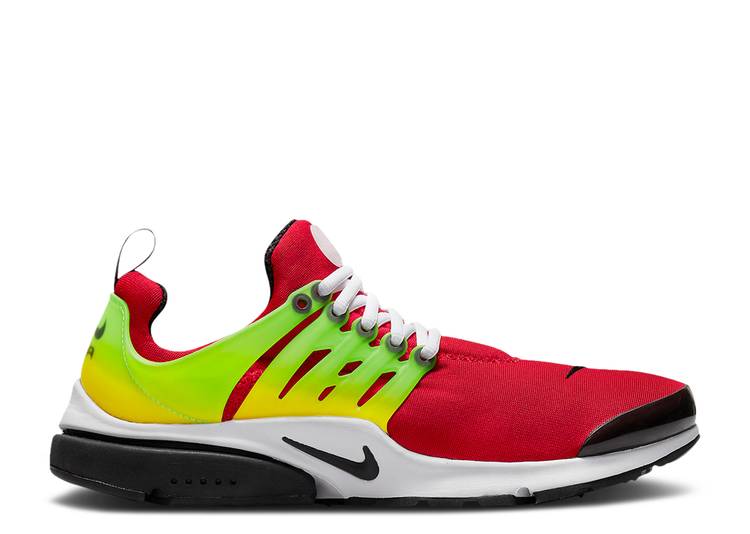 【 NIKE AIR PRESTO 'UNIVERSITY RED TOUR YELLOW' / UNIVERSITY RED BLACK TOUR YELLOW 】 プレスト 赤 レッド 黒色 ブラック 黄色 イエロー エア スニーカー メンズ ナイキ|スニケス