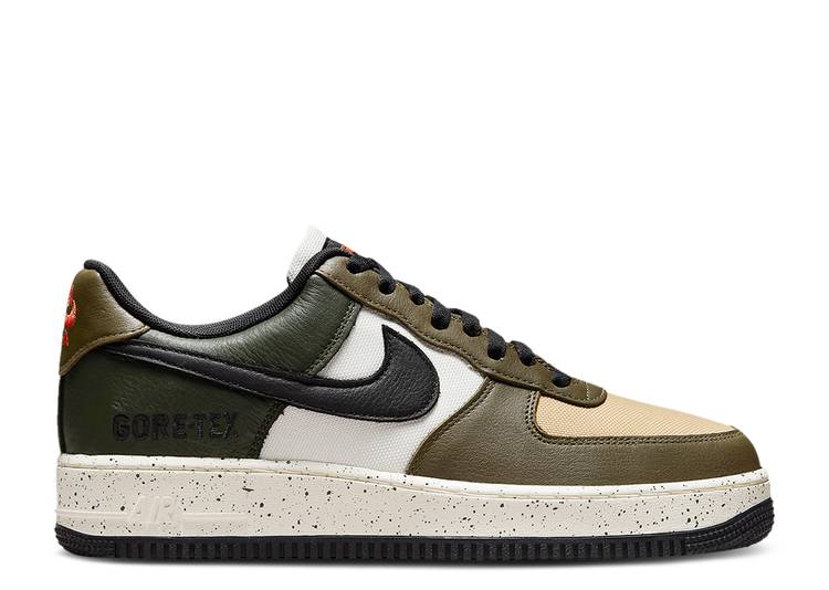 【 NIKE AIR FORCE 1 LOW GTX 'ESCAPE' / FOREST GREEN BROWN SAIL ORANGE 】 フォレスト 緑 グリーン 茶色 ブラウン 橙 オレンジ エアフォース スニーカー メンズ ナイキ