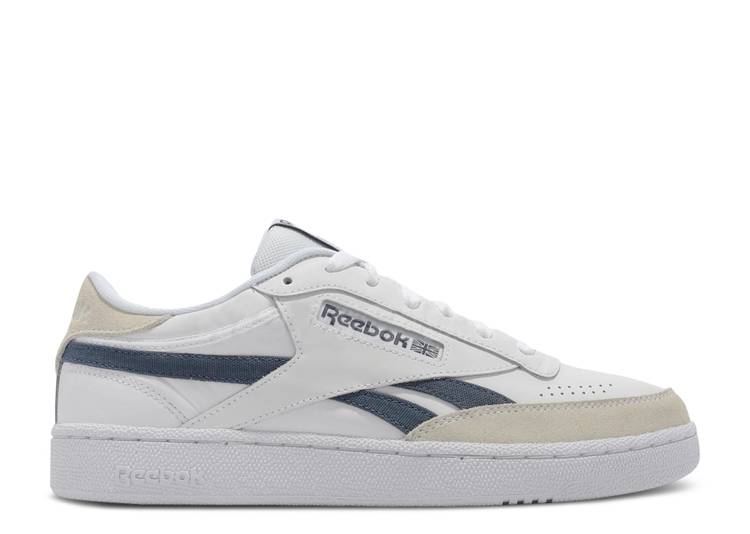 【 REEBOK CLUB C REVENGE \u0027WHITE BRAVE BLUE\u0027 / FOOTWEAR WHITE BRAVE BLUE WHITE 】 リーボック 野球クラブ 白いこと 白いこと 青味 青み スニーカー メンズ