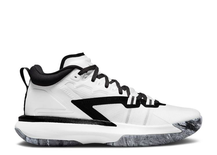 【 AIR JORDAN JORDAN ZION 1 肺結核 \u0027BLACK\u0027 / WHITE WHITE BLACK 】 ナイキ 白いこと 白いこと 黒いこと 黒いこと エアジョーダン スニーカー メンズ