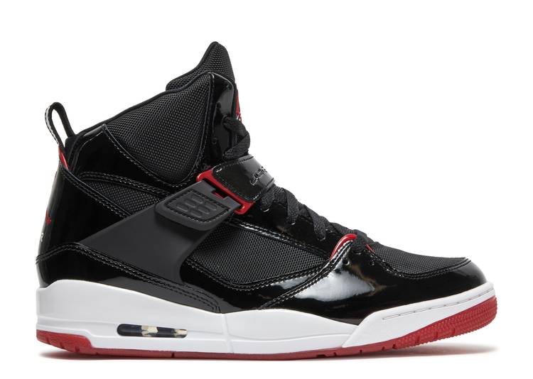 【 AIR JORDAN JORDAN FLIGHT 45 HIGH 'BRED' / BLACK VARSITY RED WHITE 】 ナイキ フライト ハイ 黒色 ブラック 赤 レッド 白色 ホワイト エアジョーダン スニーカー メンズ｜スニケス