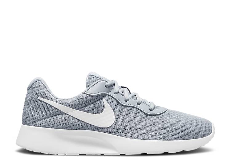 【 NIKE WMNS TANJUN \u0027WOLF GREY\u0027 / WOLF GREY BARELY VOLT BLACK 】 薄墨色 薄墨色 黒いこと 黒いこと スニーカー レディース ナイキ