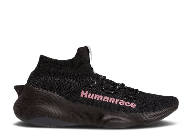 【 ADIDAS PHARRELL X HUMAN RACE SICHONA BLACK SHOCK PINK / SHOCK PINK CORE BLACK FROZEN 】 アディダス ショック ピンク コア 黒色 ブラック スニーカー メンズ