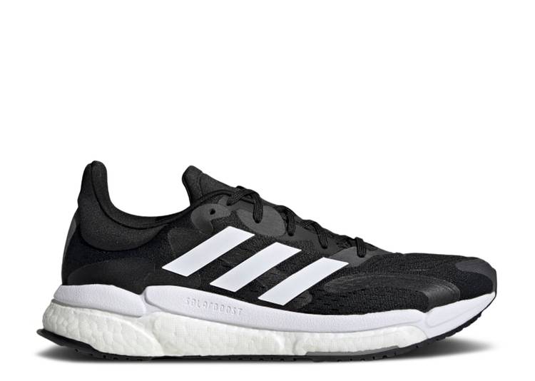 【 ADIDAS SOLAR BOOST 4 'BLACK WHITE' / CORE BLACK CLOUD WHITE GREY SIX 】 アディダス ブースト コア 黒色 ブラック 白色 ホワイト 灰色 グレー スニーカー メンズ｜スニケス