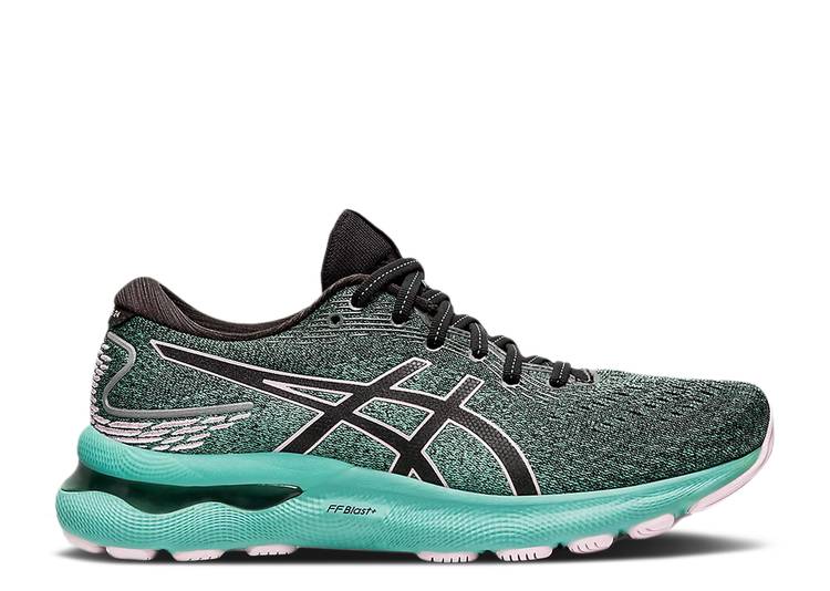 【 ASICS WMNS GEL NIMBUS 24 \u0027BLACK BARELY ROSE\u0027 / BLACK BARELY ROSE 】 黒いこと 黒いこと さくら色 スニーカー レディース アシックス