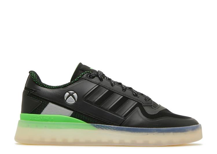 【 ADIDAS XBOX X FORUM TECH BOOST 'SERIES X' / CORE BLACK CORE BLACK CUSTOM 】 アディダス フォーラム テック ブースト コア 黒色 ブラック スニーカー メンズ|スニケス