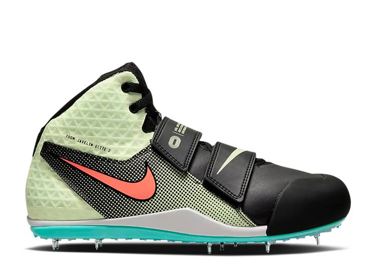 【 NIKE ZOOM JAVELIN ELITE 3 'BARELY VOLT HYPER ORANGE' / BARELY VOLT BLACK DYNAMIC 】 ズーム ジャヴェリン ジャベリン エリート 黒色 ブラック ダイナミック スニーカー メンズ ナイキ